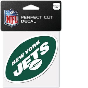 Perfect Cut Color Decal, 4" x 4" New York Jets NWT